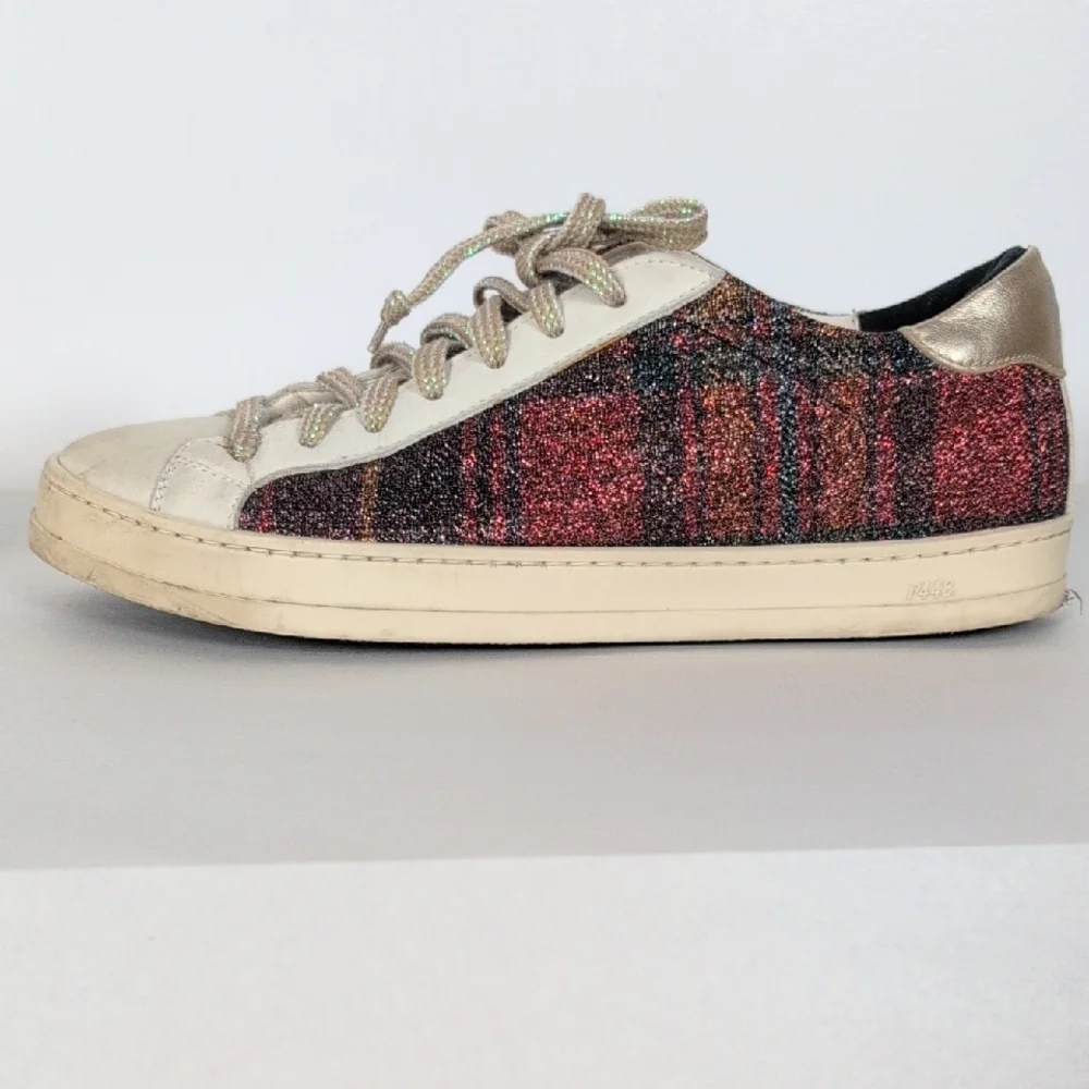 P448 S23 John BL Lace Up Low Top Sneakers